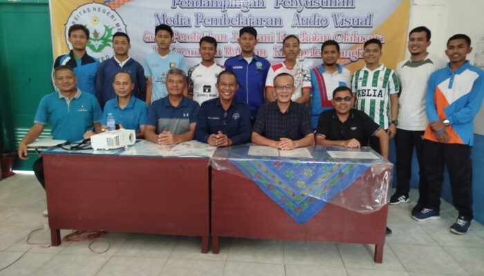 Dosen FIK Unimed Edukasi Guru PJOK Buat Media Pembelajaran Audio Visual