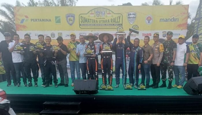 H Rihans Juara Sumatera Utara Rally