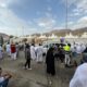 Jemaah Haji Bersyukur Hujan Deras Di Makkah