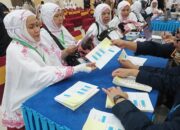 Foto Kloter 19 Tiba Di Asrama Haji Medan