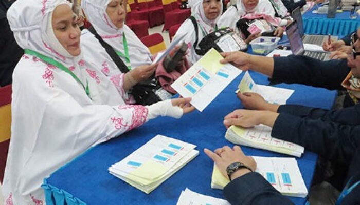 Foto Kloter 19 Tiba Di Asrama Haji Medan