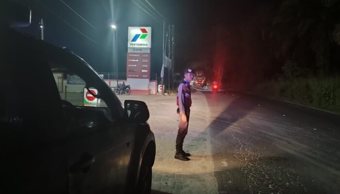 Samapta Polres Simalungun Gelar Patroli Malam