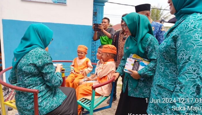 TP PKK Batubara Monitoring Persiapan Suka Maju Desa Percontohan