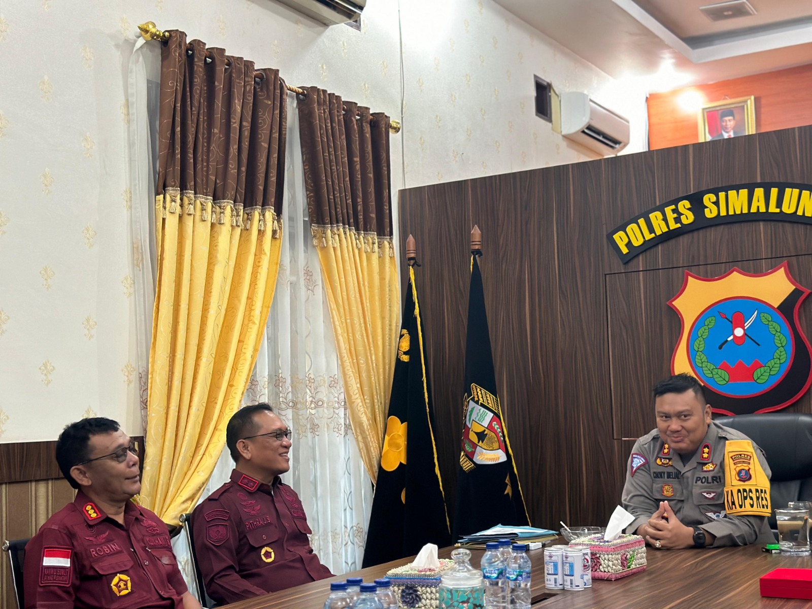 Bangun Sinergitas, Lapas Kelas IIA P. Siantar Sambangi Polres Simalungun