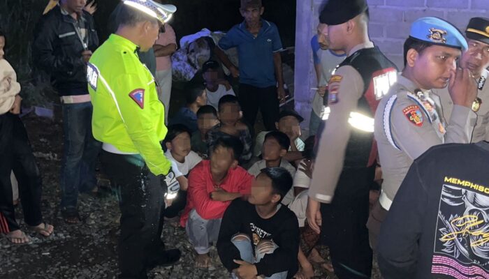 Polres Tapteng Gagalkan Aksi Tawuran Remaja