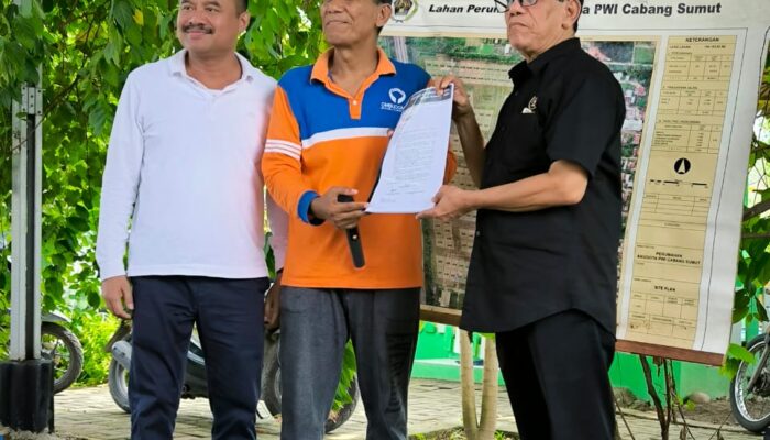 Ketum PWI Optimis Perjuangan Legalitas Lahan Perumahan PWI Di Sampali Berhasil