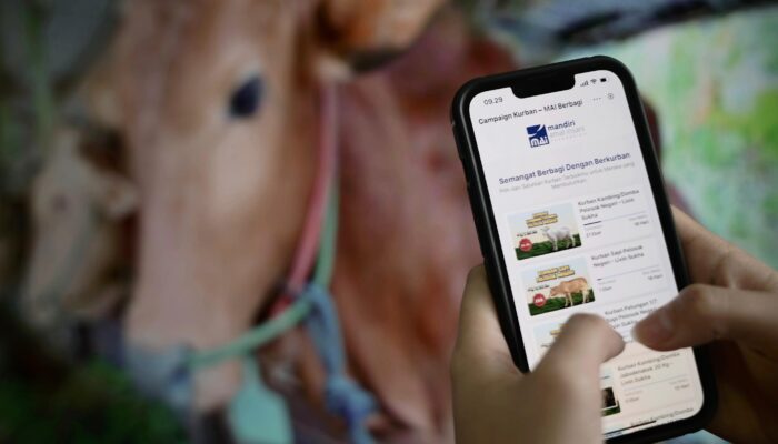 Merangkul Semangat Idul Adha 1445 H, Bank Mandiri dan MAI Luncurkan Fitur Kurban di Livin’ Sukha
