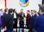 Silaturahmi Kebangsaan Pimpinan MPR DenganSurya Paloh, Bicarakan Amandemen UUD 45