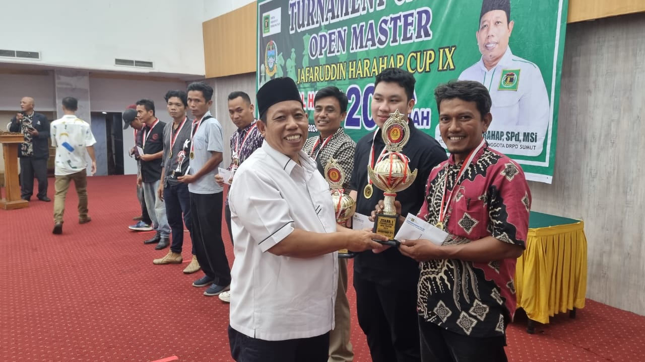Dedi Arafi Juara Catur Jafaruddin Harahap Cup IX