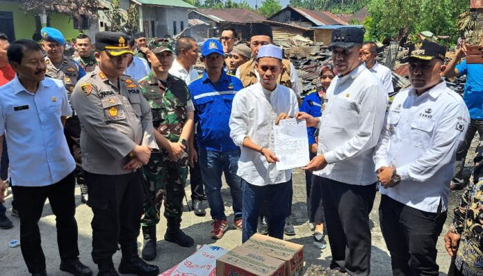 Bantuan Kemanusiaan Mengalir Pasca Kebakaran Di Babussalam