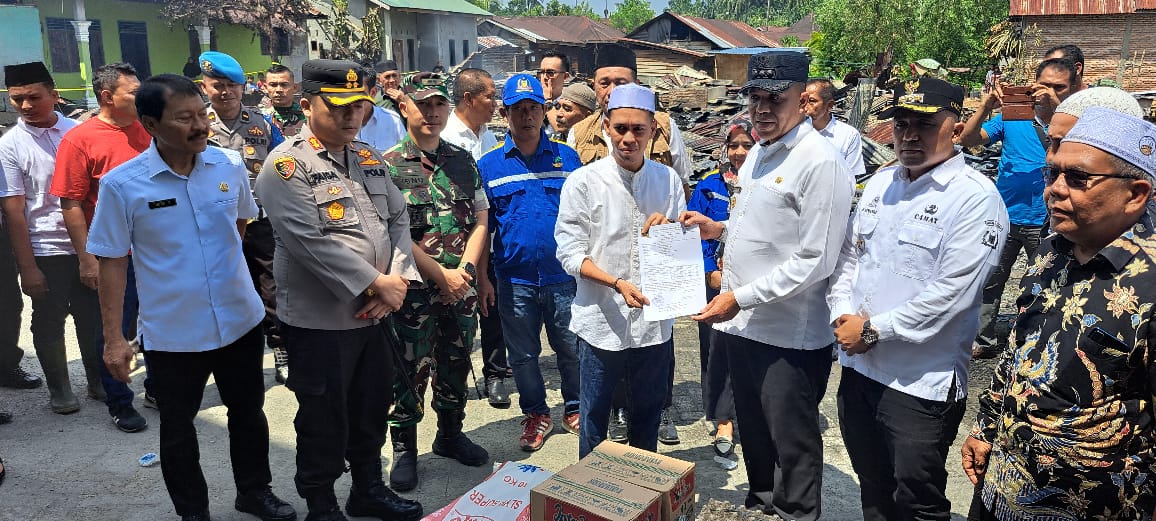 Bantuan Kemanusiaan Mengalir Pasca Kebakaran Di Babussalam