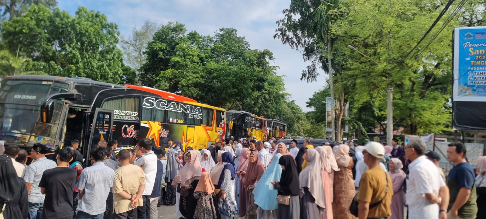 Pemko Langsa Lepas 160 Calhaj, Dua Gagal Berangkat