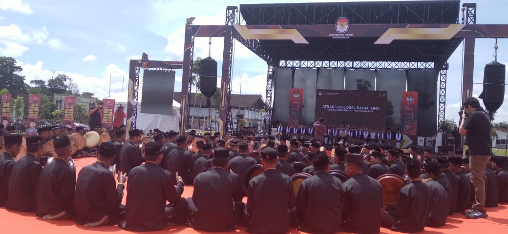 Rapai Kolosal Tampil Memukau Di Launching Peluncuran Pemilihan Bupati Dan Wabup