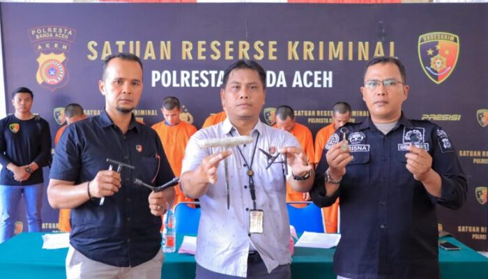 Polresta Banda Aceh Ringkus Komplotan Curanmor, 22 Unit BB Diamankan