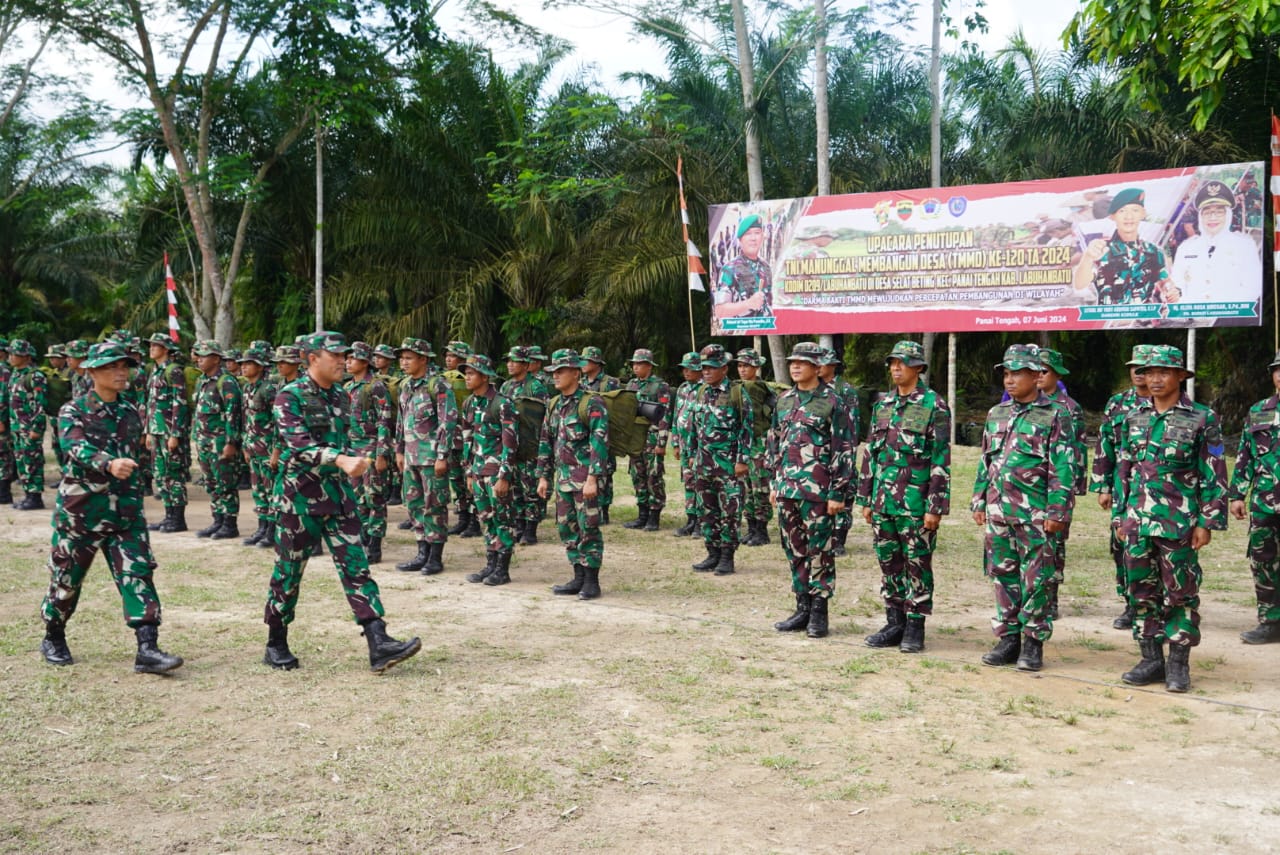 Danrem 022/PT Tutup TMMD Ke-120 Kodim 0209/LB