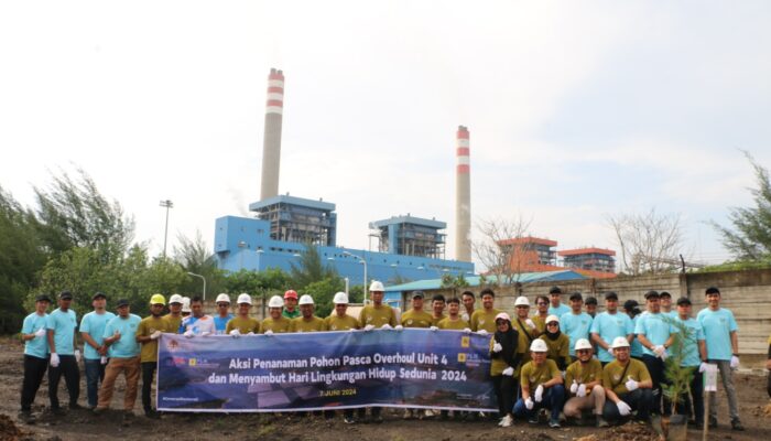 Peringati Hari Lingkungan Hidup Sedunia, Perusahaan Pembangkit Listrik Tanam Pohon