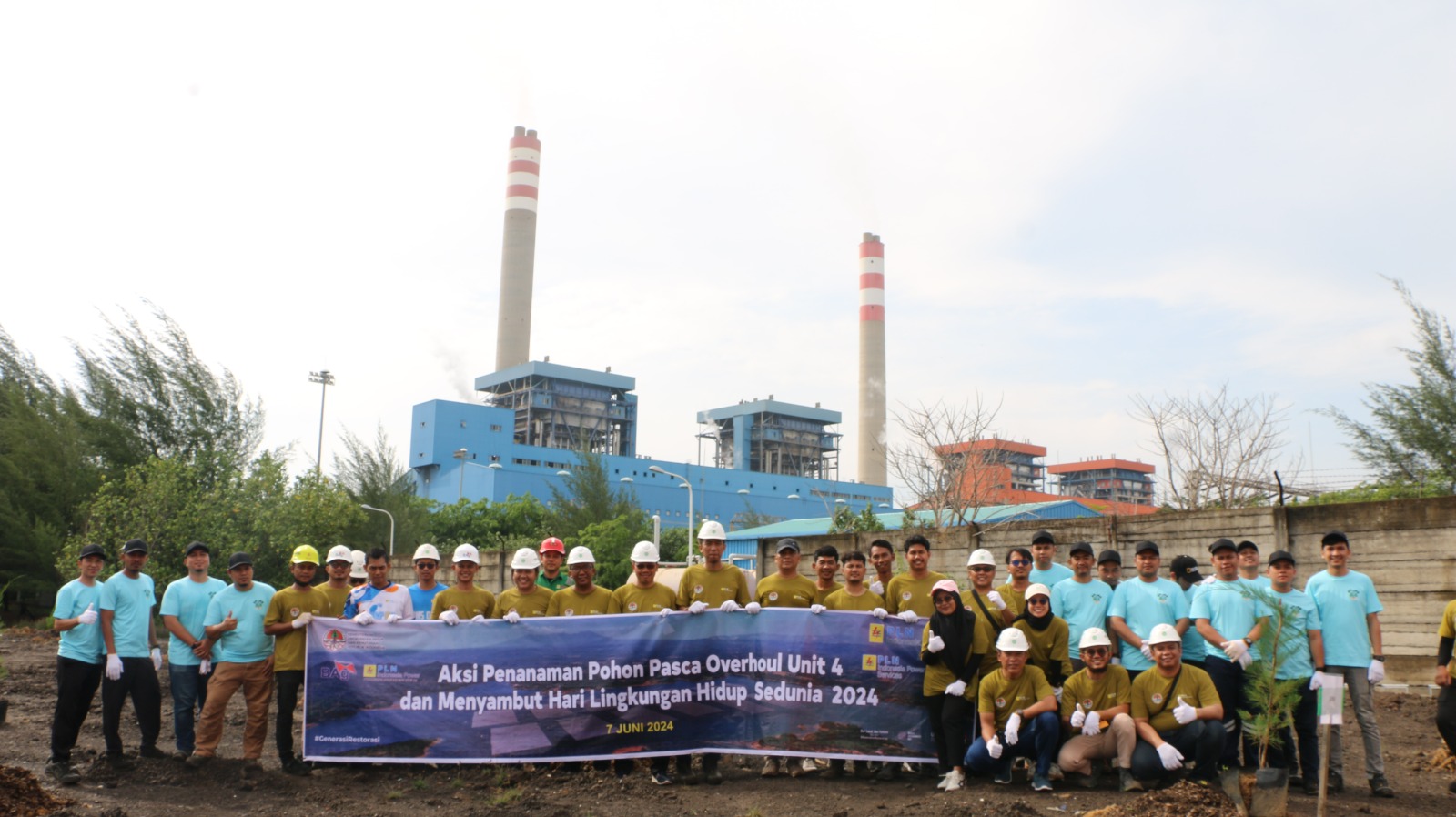 Peringati Hari Lingkungan Hidup Sedunia, Perusahaan Pembangkit Listrik Tanam Pohon