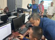 Pj Wali Kota Tinjau Pelaksanaan UAS Secara Digital Di Sekolah Tebingtinggi