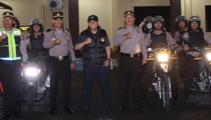 Kapolres P. Siantar Pimpin Operasi Pemberantasan Geng Motor