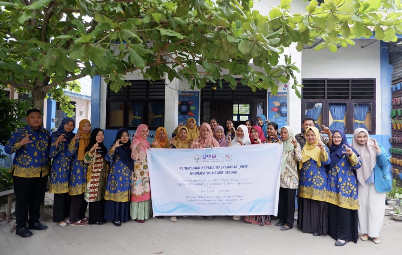 FBS Unimed PKM Platform Wordwall Literasi Numerasi Di SD Deliserdang