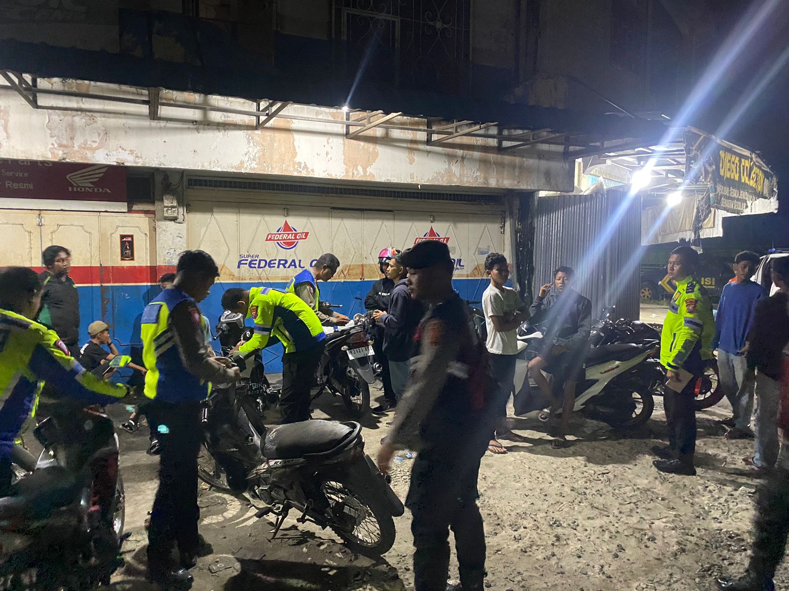 Pastikan Keamanan, Polres Simalungun Gelar Patroli KRYD Antisipasi Geng Motor