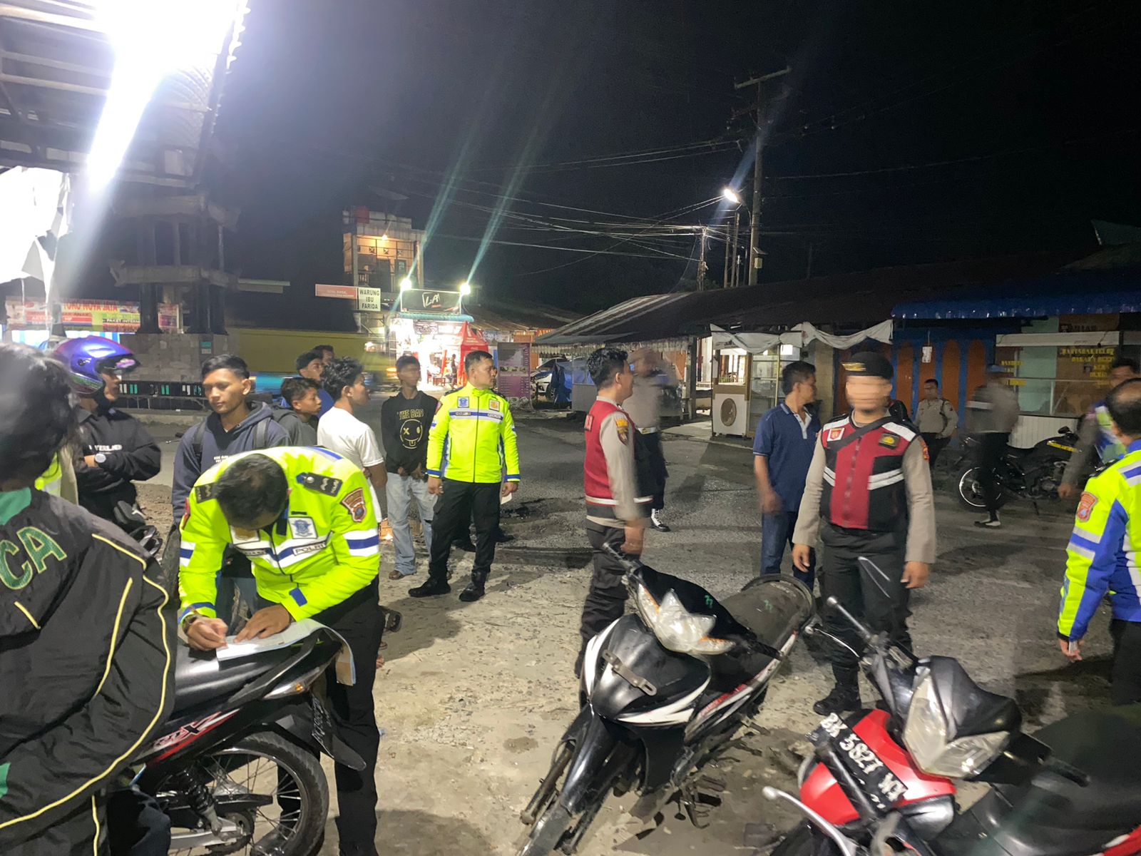 Pastikan Keamanan, Polres Simalungun Gelar Patroli KRYD Antisipasi Geng Motor
