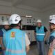 EVP Operasi Distribusi Sumatera dan Kalimantan, Agung Nugraha (kanan) bersama General Manager PLN UID Sumatera Utara, Saleh Siswanto (kiri) meninjau Gardu Hubung (GH) yang berada di lokasi pelaksanaan PON 2024 di Desa Sena, Kabupaten Deli Serdang, Sumatera Utara, Sabtu (8/6).