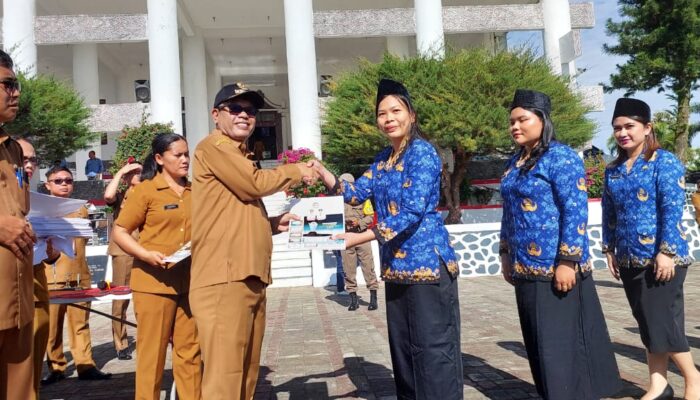 114 CPNS Pemkab Toba Terima SK PNS