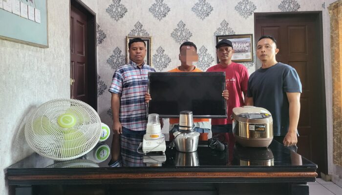 Polsek Pagar Merbau 1 X 24 Jam Ungkap Kasus Pencurian Dengan Pemberatan