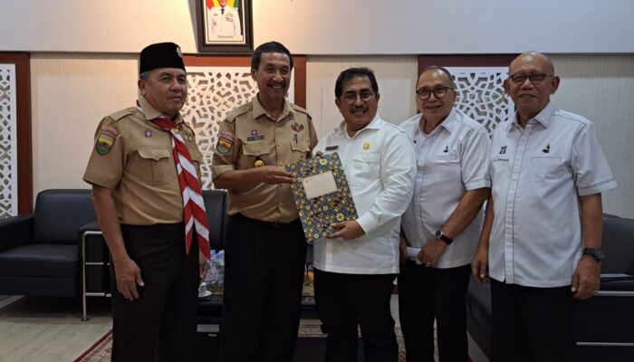 Pengurus Kwarda Sumut Audensi Ke Kadisdiksu