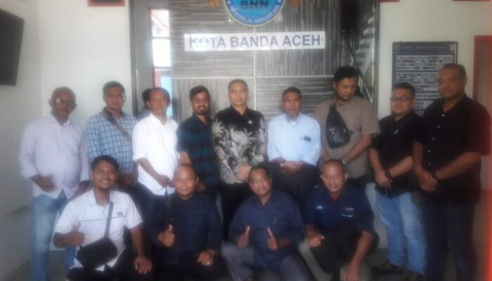 Sambut Peringatan HANI 2024, Kepala BNNK Banda Aceh Silaturahmi Dengan Awak Media