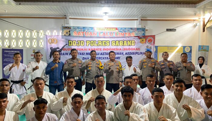 Tim Bela Diri Sabang Meriahkan Hari Bhayangkara
