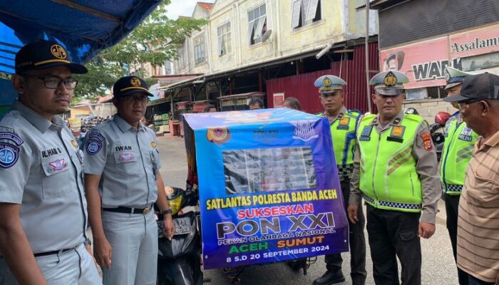 Satlantas Polresta Dan Jasa Raharja Banda Aceh Kampanyekan Keselamatan Berlalulintas