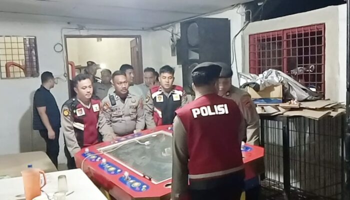 Polresta Deliserdang Bongkar Diduga Lokasi Judi Tembak