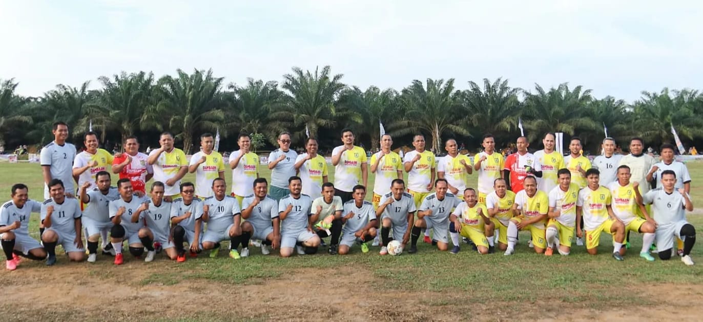 Arkhan, Bobby Nasution Meriahkan Eksebisi Turnamen Kepala Desa Di Sergai