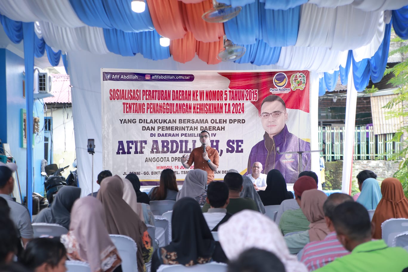 Afif Abdillah Dorong Pemko Terus Evalusi Program Bantuan Pengentasan