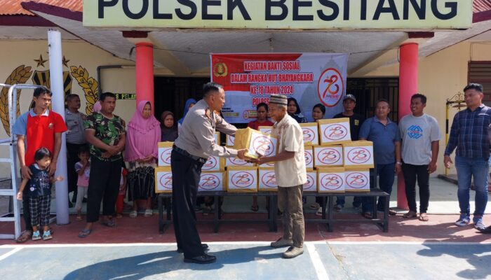 Polres Langkat Bakti Sosial Di Wilayah Hukum Polsek Besitang