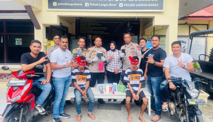 Resahkan Warga, Dua Pelaku Jambret Ditangkap
