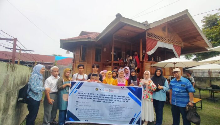 Edukasi Dan Pelatihan Bidang Entrepreneur (Dimsum) Tingkatkan Perekonomian Orang Kurang Upaya (OKU) Di Sumut