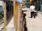 Dinas SDABMBK Medan Lakukan Percepatan Pengecoran Talud Pengerjaan Drainase Jalan Sampali