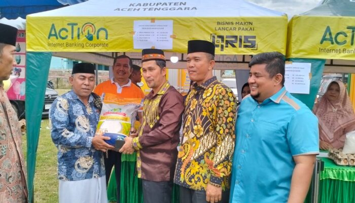 Sambut Hari Jadi Ke-50 Agara, Pj Bupati Syakir Launching Pasar Murah