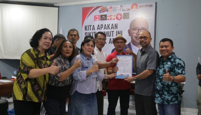 KAPT Dan Organ-organ Relawan Deklarasi Dukung Barry Simorangkir Balon Gubsu Di RBPR Sumut