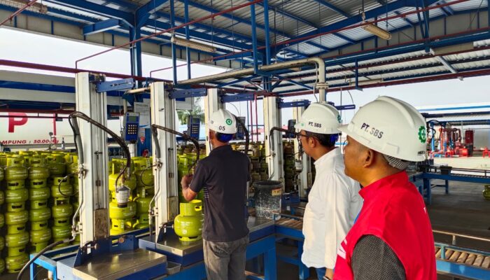 Pastikan Pengisian LPG Sesuai Standar, Pertamina Patra Niaga Sidak SPPBE Provinsi Riau
