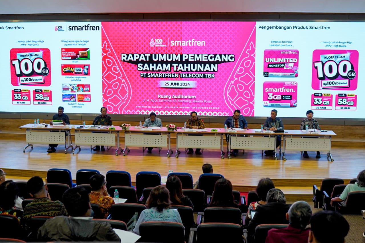 Smartfren Bukukan Pendapatan Rp11,6 Triliun Pada 2023