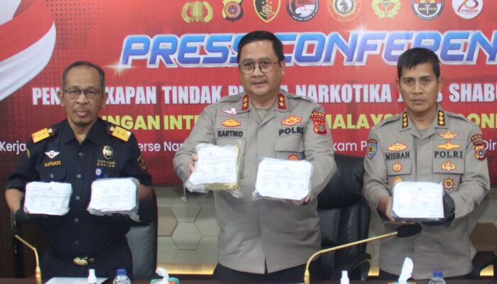 Polda Aceh Ungkap Kasus Sabu 180 Kg Jaringan Internasional