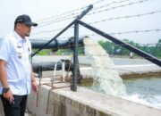 Pastikan Hasil Pekerjaan Berkualitas Dan Berfungsi Baik, Bobby Nasution Tinjau Kolam Retensi Danau Laguna