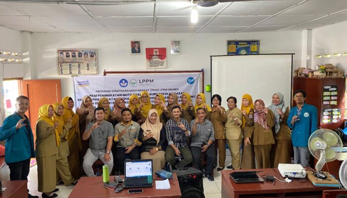 Dosen Dan Mahasiswa Unimed Laksanakan PKM Di SDN 104607 Sei Rotan