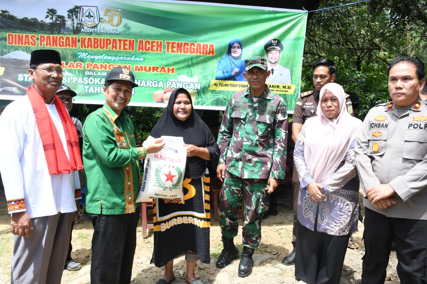 Pj Bupati Agara Launching Pangan Murah