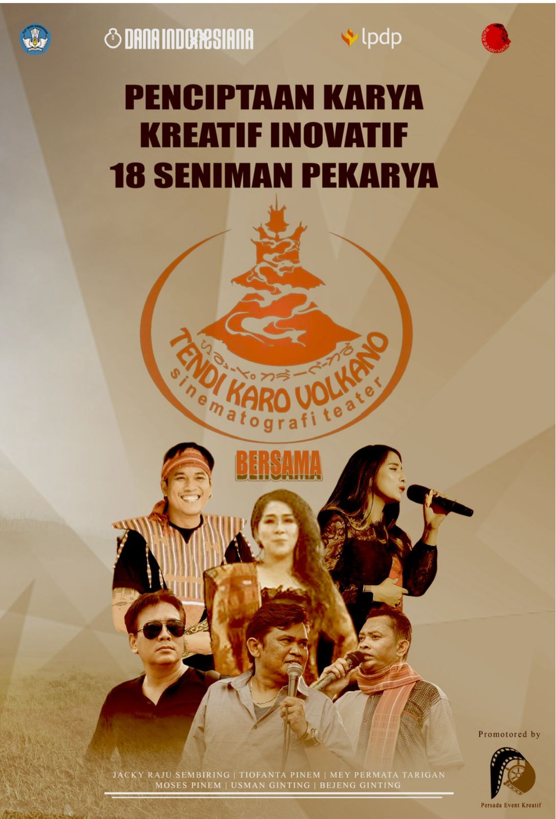 Jacky Raju Sembiring dan Artis Karo Ada di Eksebisi Karya Sinematografi Teater Tendi Karo Volkano