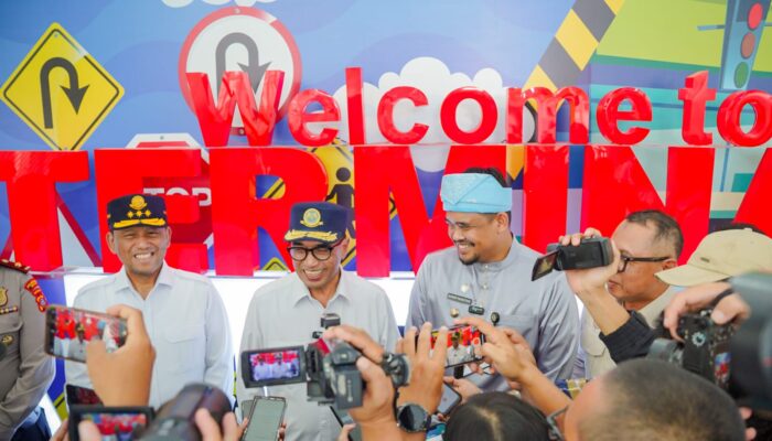 Tinjau Mastran BRT Di Terminal Amplas, Menhub Optimis Medan Jadi Percontohan Infrastruktur Transportasi Darat